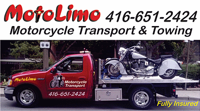 MotoLimo.com: Express Toy Transit, Motorcycle Transport & Towing - Toronto, GTA, Ontario