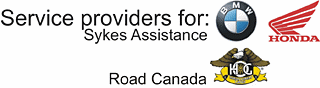 Service providers for Sykes Assistance - BMW, Honda, Road Canada